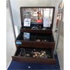 Image 1 : Large Jewelry Box and Contents - Preowned