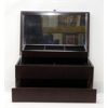 Image 2 : Large Jewelry Box - Mirror in Lid