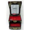 Image 2 : Mirrored Rosewood & Brass Asian Jewelry Box