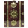 Image 4 : Mirrored Rosewood & Brass Asian Jewelry Box