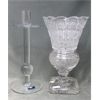 Image 1 : Bohemian Crystal Vase & Leonardo Glass Candle Holder