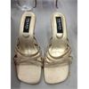 Image 1 : Gold Prada Kitten Heel Slides in Rapisardi Box
