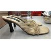Image 2 : Gold Prada Kitten Heel Slides in Rapisardi Box