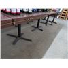 Image 2 : 7-Drop Leaf Square to Round Pedestal Dining Table - 7 X $