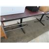 Image 1 : 4-Cherry Pedestal 4 Top Dining Table - 4 X $