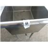 Image 2 : S/S Single Comp Pot Sink w/Drainboard and Lever