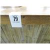 Image 2 : Distressed 9' Bar w/Kick Rail
