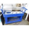 Image 1 : Cambro Blue Salad Bar w/Sneeze Guard