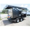 Image 1 : 16' Trailer w/2020 ED-EDX Hickory Smoker, 24" Cookrite Flat Top, 24" Char Grill,  40 Lb. STTA*