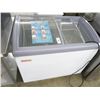 Image 1 : Galaxy 3' Rolling Slide Top Frozen Treat Merchandiser - New Condition - (-5 Degrees)