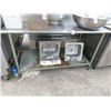 Image 1 : S/S 5' Table w/Undershelf and Back Splash