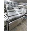 Image 1 : S/S 4' Cold Plate Work Station w/Sneeze Guard and Tray Slide