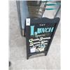 Image 1 : Small Black Sidewalk Sign