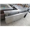 Image 1 : S/S L Shaped Corner Style Cashier Stand w/Drawer and Tray Slide
