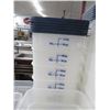 Image 2 : 10-18/12 Qt. Lidded Measuring Bins - 10 X $