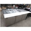 Image 1 : Turbo Air MST7230N 6' Rolling Ref. Sandwich Prep w/Insert Pans - (47 Degrees)