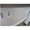 Image 2 : 6' Contemporary Curved Service Bar/Hostess Station w/Opaque Glass