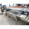 Image 1 : S/S  8'  3 Comp Pot Sink w/Wand and Drain Levers