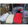 Image 2 : Cambro Insert Pans w/Asst. Utensils and Supplies - 2 Shelves