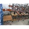 Image 1 : 13-Wood Swivel Bar Stools - 13 X $