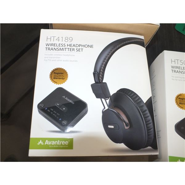 Wireless Headphones Transmitter Set