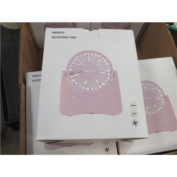 9 Miniso Rotating Fans