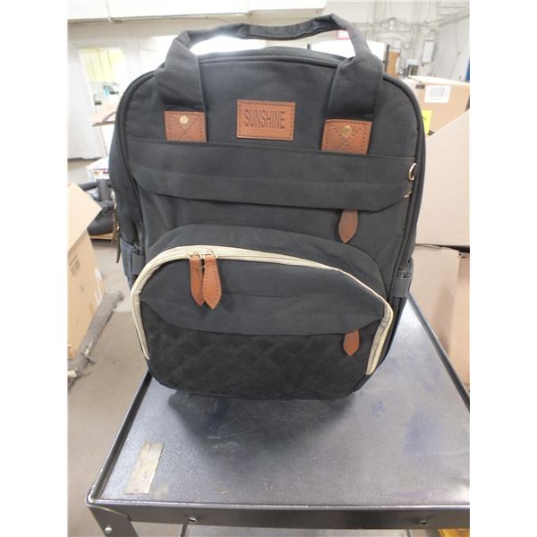 Black Diaper Bag / Backpack