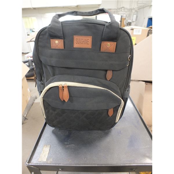 Black Diaper Bag / Backpack