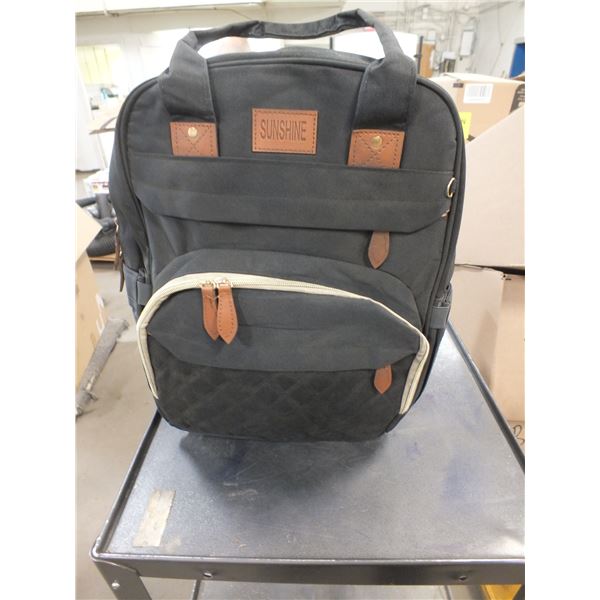 Black Diaper Bag / Backpack