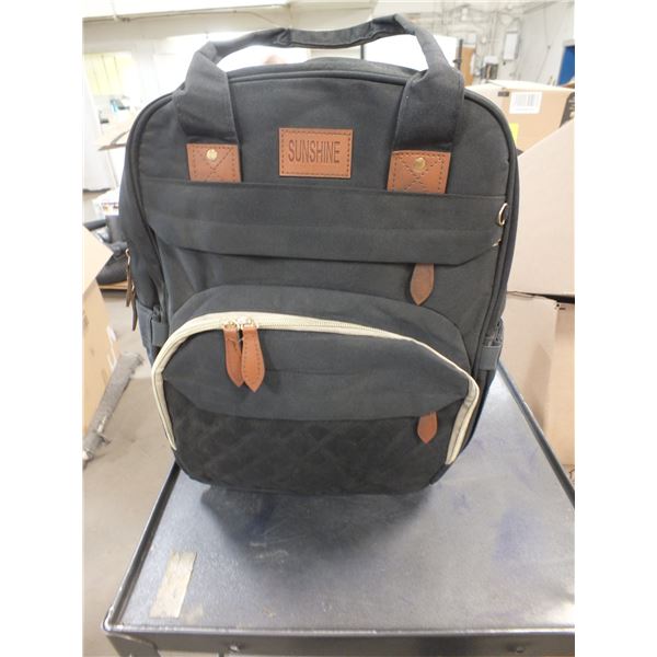 Black Diaper Bag / Backpack