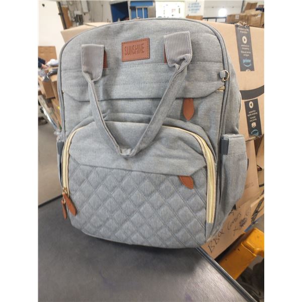 Grey Diaper Bag / Backpack