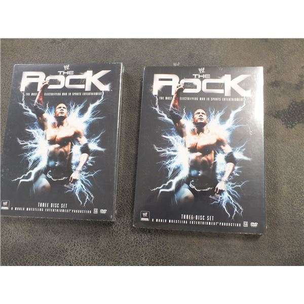 2 WWE The Rock Wrestling DVDS