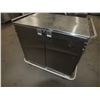 Image 1 : 2 Door Stainless Steel Cabinet On Wheels