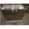 Image 1 : 2 Door Stainless Steel Cabinet On Wheels