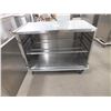 Image 2 : 2 Door Stainless Steel Cabinet On Wheels