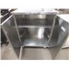 Image 2 : 2 Door Stainless Steel Cabinet On Wheels