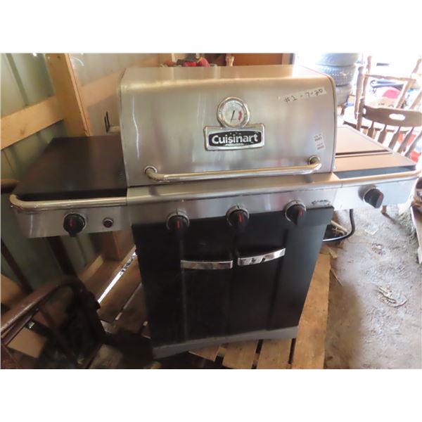 Cuisinart BBQ with side element comes with instructions