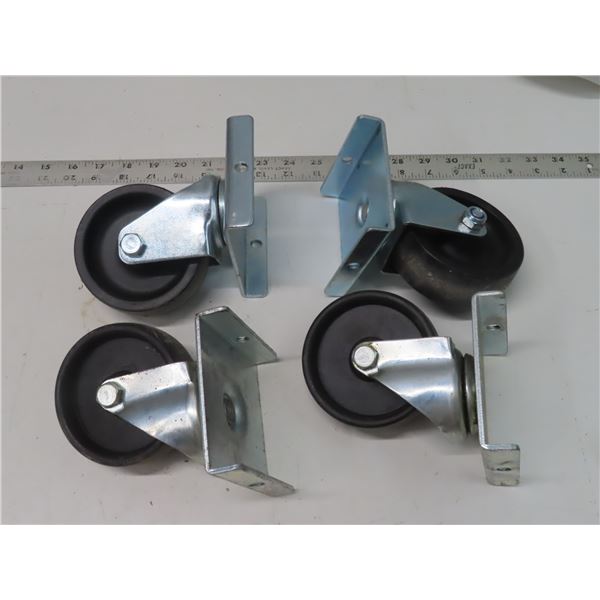 6" swivel casters