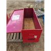 Image 2 : large red tool box on wheels 48.5x15.5x18" tall