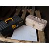 Image 1 : pair of tool boxes, one with Coleman lantern parts