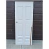 Image 2 : Interior door (32" x 79 ½") with handle and hinges.