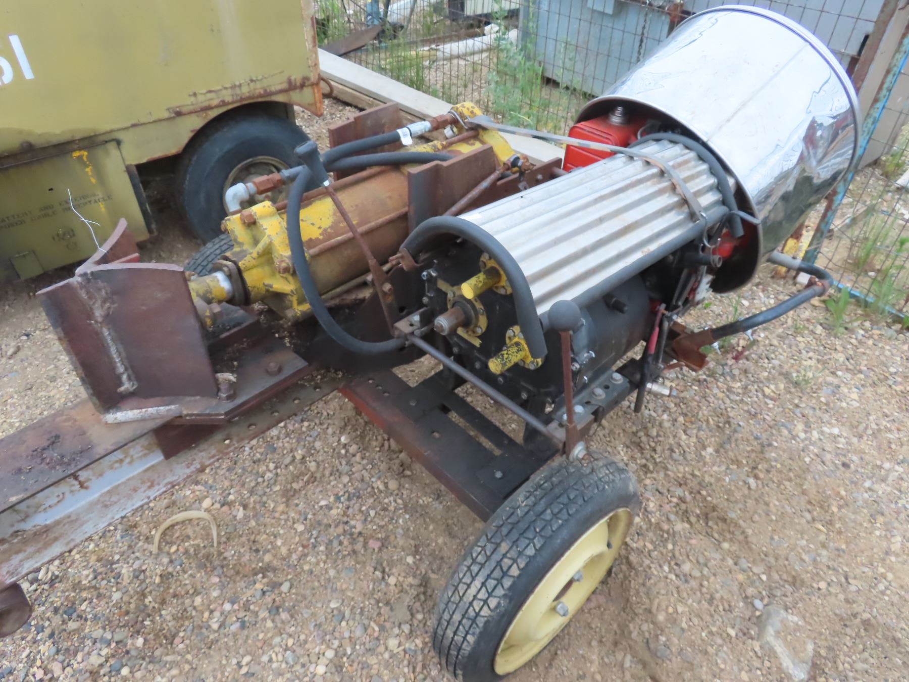 pull behind log splitter