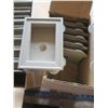 Image 4 : 3 boxes of recessed mounts for exterior fixtures