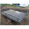 Image 6 : iron bed frame utility trailer - NO VIN, 9' x 6.5'