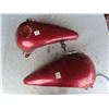 Image 1 : pair of motorcycle fuel tanks