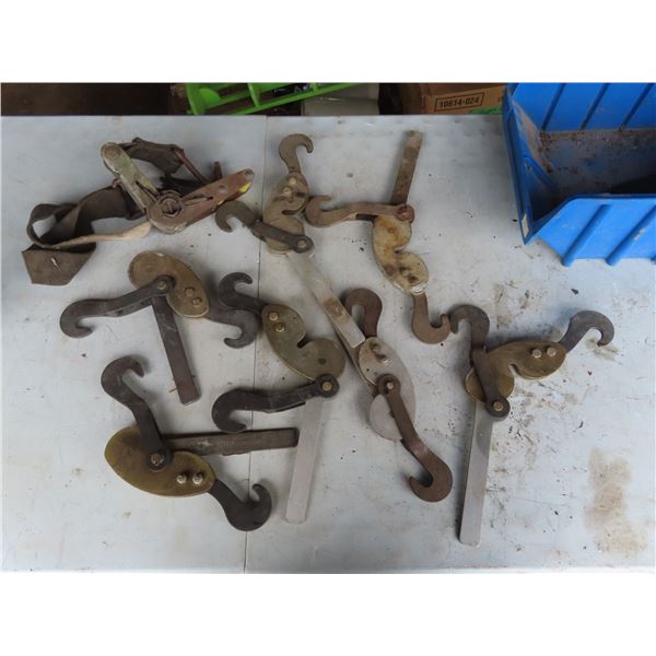 lot of metal come alongs