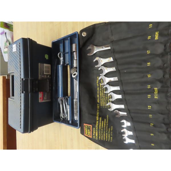 toolbox with wrenches