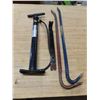 Image 1 : crowbars, prybar and tire air pump
