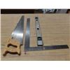 Image 2 : square, saw, and level