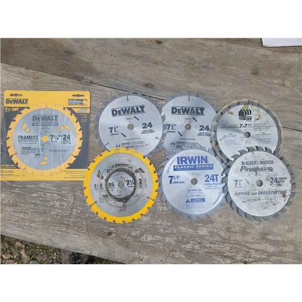7 1/4" saw blades